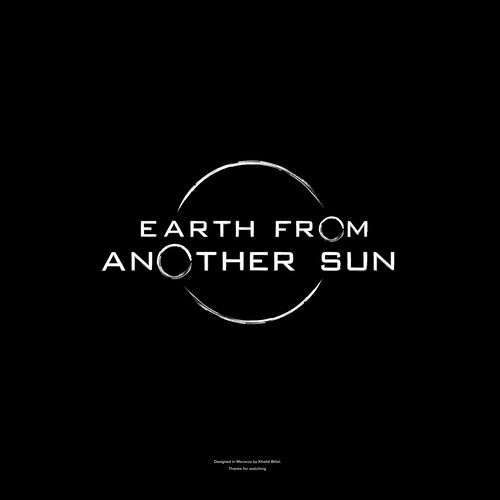 Sci-fi logo with the title 'Open-World Video Game Logo'