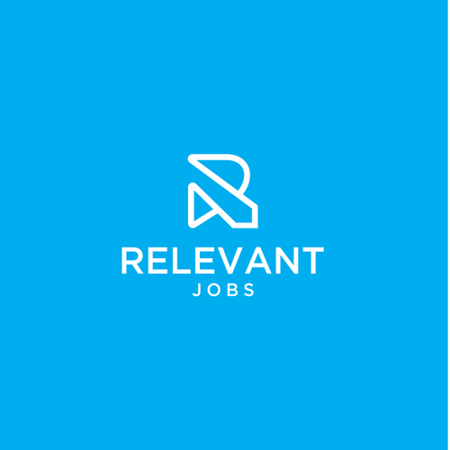 Tie design with the title 'Create a logo for Relevant Jobs'