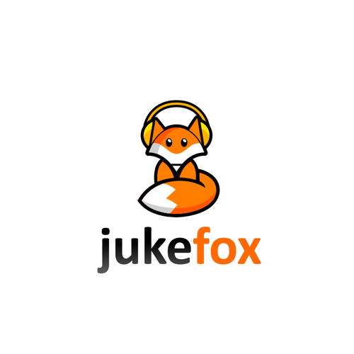 Music app logo with the title 'Jukefox - the smart music player'