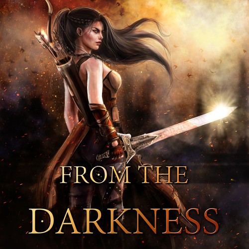 Digital art book cover with the title 'BookCover Preview'