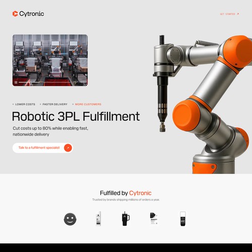 Robotics design with the title 'Cytronic'