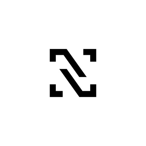 N logo with the title 'initial N logo '