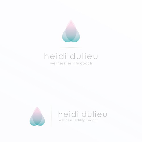 Soft design with the title 'Wellness Fertility Coach | Oil Drops Motif'