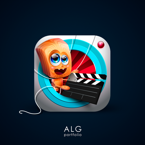 Puppet design with the title 'Fun puppet for children'