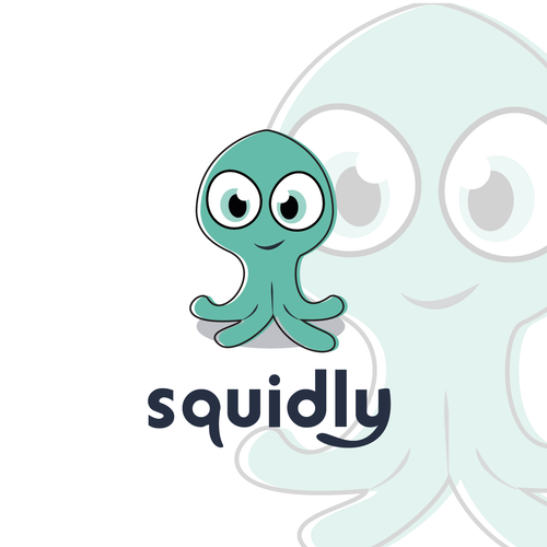 Squid logo with the title 'Squidly '