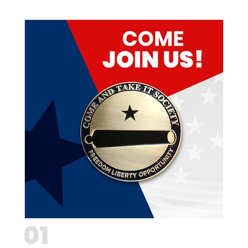 Social media artwork with the title 'Facebook posts'