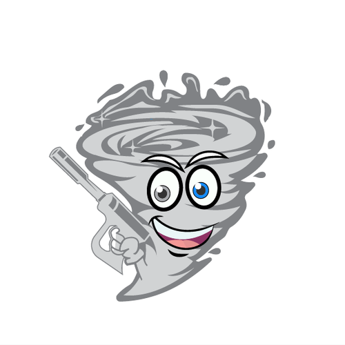 Hurricane logo with the title 'Hurricane logo'