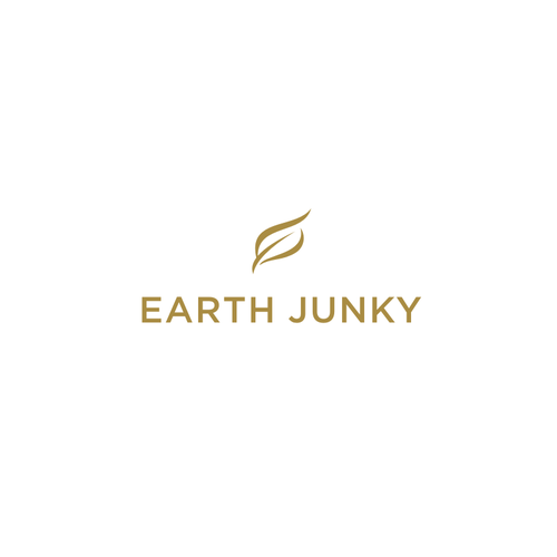 Amazon logo with the title 'Earth Junky logo design'