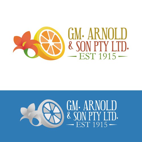 Citrus logo with the title 'Agriculture Logo'