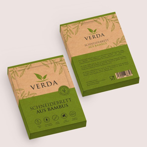 green packaging box design