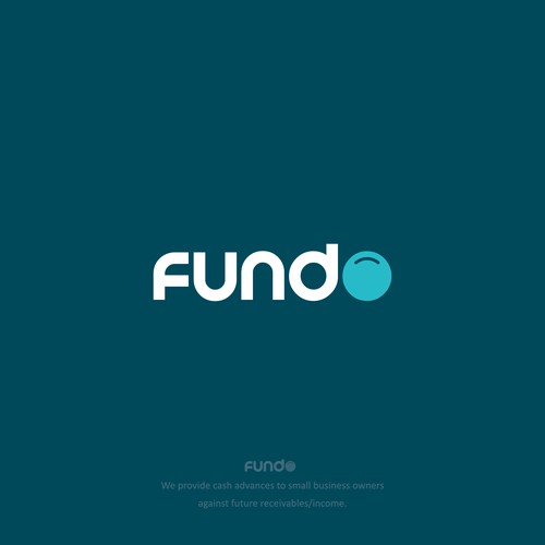 Cash logo with the title 'Logo concept for fundo'
