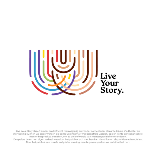 Diversity logo with the title 'Logo para Live Your Story'