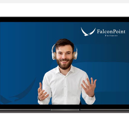 Zoom design with the title 'Professional zoom background for PE Firm'