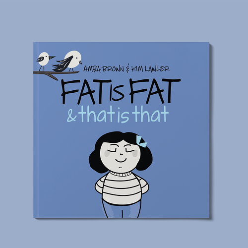 Minimal book cover with the title 'Kids book cover'