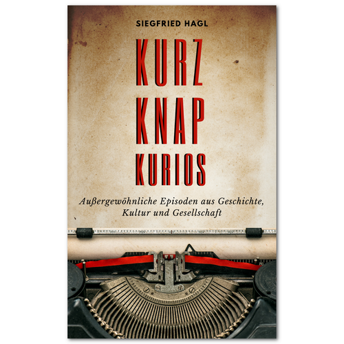 Typewriter design with the title 'Book Cover'