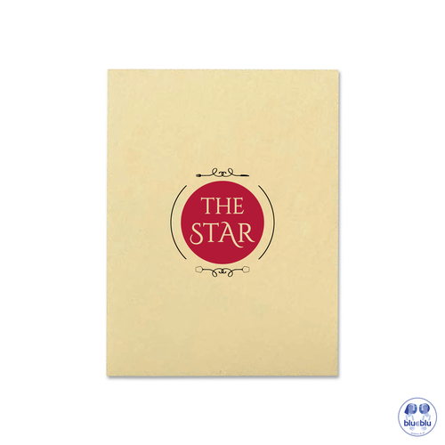 Pizza logo with the title 'The Star'