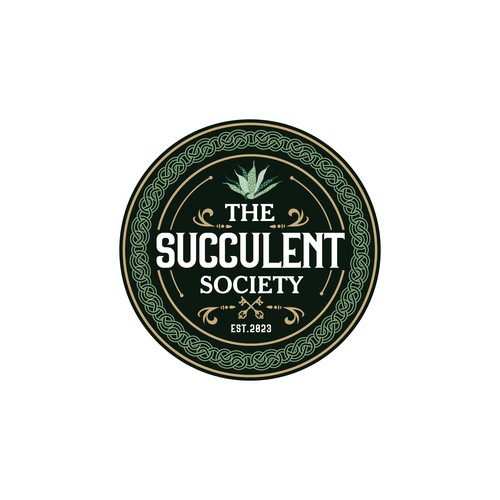 Succulent logo with the title 'The Succulent Society Logo'