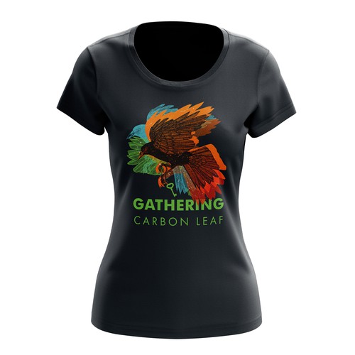 Winning design with the title 'Tees Design, Gathering'