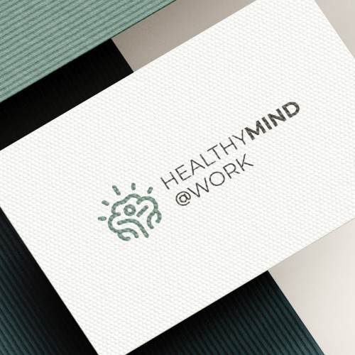 Healthy lifestyle logo with the title 'Minimal Healthy Mind Logo'