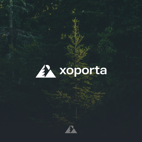 Nature design with the title 'xoporta logo'