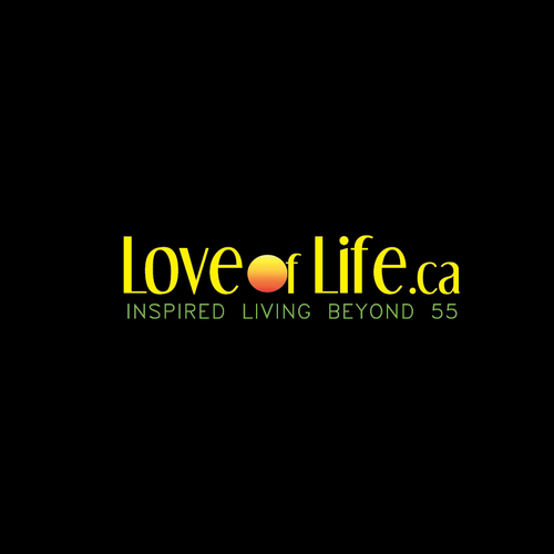Living design with the title 'Help Love of Life.ca with a new logo'