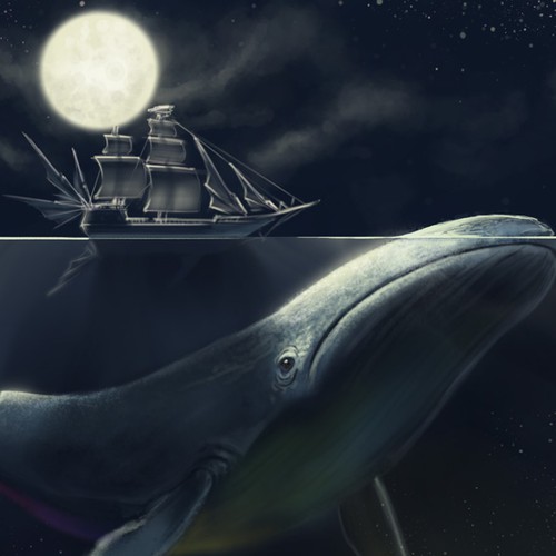 Wallpaper design with the title 'Silent sea'