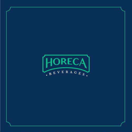 Beverage logo with the title 'Horeca Logo'