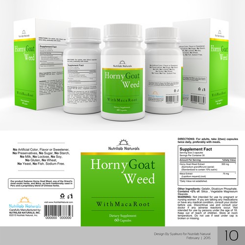 Supplement label with the title 'Design a minimalist label for a health product - will guarantee payment, blind'