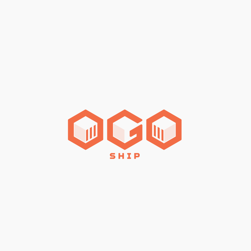 Shipping logo with the title 'A logo for delivery company'
