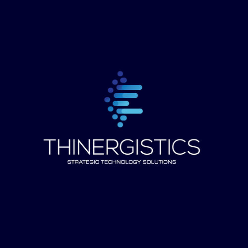 Intelligent design with the title 'Logo Design Proposal for Thinergistics.'