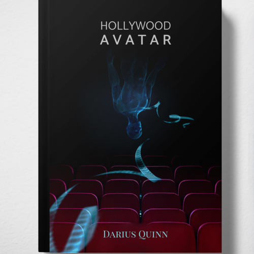 Murder mystery book cover with the title 'Book Cover Design for Sci-Fi Mystery'