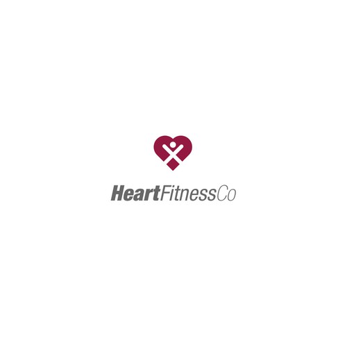 Figure logo with the title 'Concept for Heart Fitness Co.'