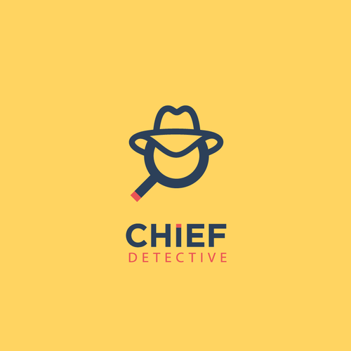 Detective logo with the title 'Chief Detective'