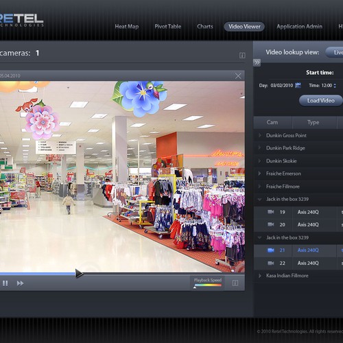 UI design with the title 'Killer video player that is warm and usable'