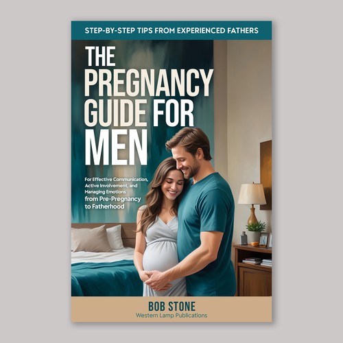Pregnancy design with the title 'Pregnancy Guide for Men'