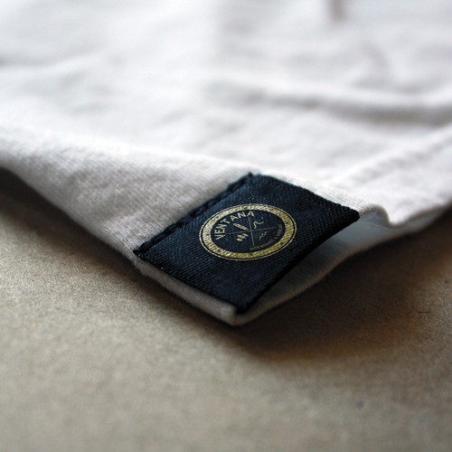 Surfboard design with the title 'Premium Surf Company Logo'