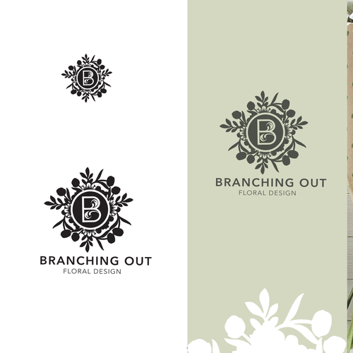 Florist logo with the title 'Florists logo'