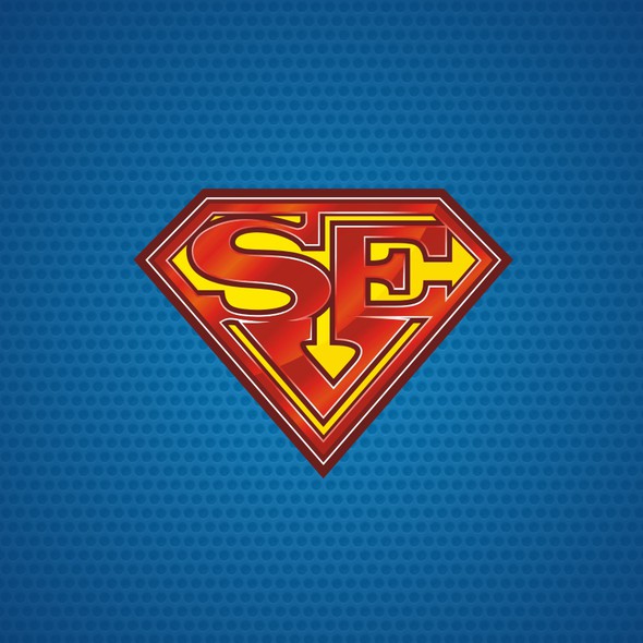 superman logo drawings 3d