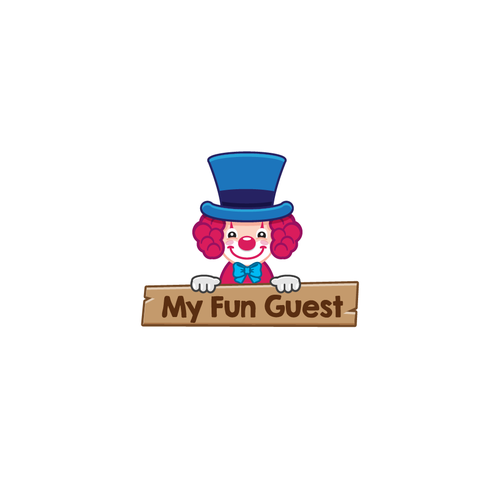 Adorable design with the title 'Child oriented logo for character rental'