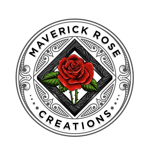 Florist design with the title 'Design a logo to contrast hard, soft, tough, gentle for a new creative online retail store'