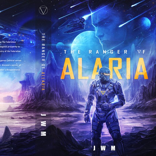 Armor design with the title 'Book cover contest winner. :)'