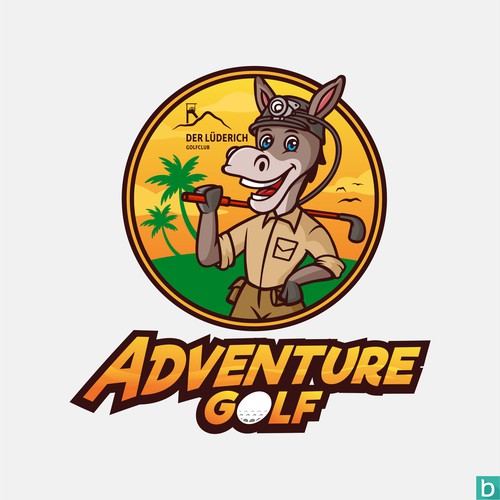 Summer logo with the title 'Adventure Golf'