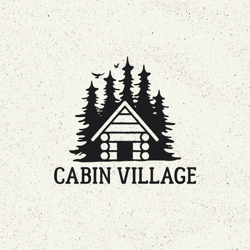 House brand with the title 'Cabin Village image package'