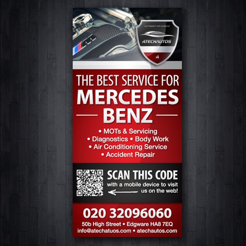 Local design with the title 'Bold Automotive Service Flyer for Garage & Repair Shop'