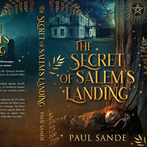 Young adult book cover with the title 'The Secret of Salem's Landing'