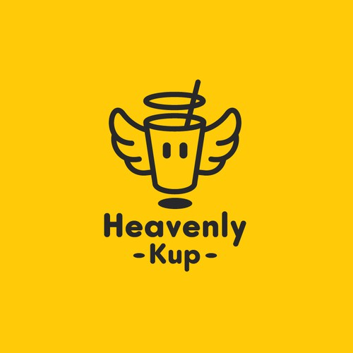 Angel logo with the title 'Heavenly Kup'