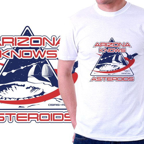 Creative t-shirt with the title 'T-shirt for the University of Arizona'