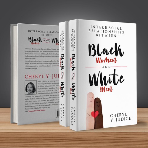 Relationship book cover with the title 'Black Women - White Men'