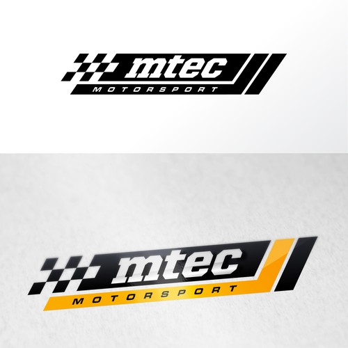 Motorsport logo with the title 'motorsport team logo and branding.'
