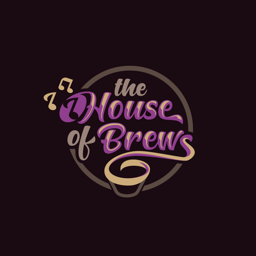 Music brand with the title 'Custom Lettering'